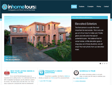 Tablet Screenshot of inhometours.com